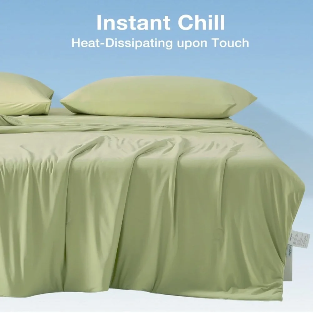 JELLYMONI Cooling Comforter Toddler Size Throw, Double-Sided Cool Tech. New